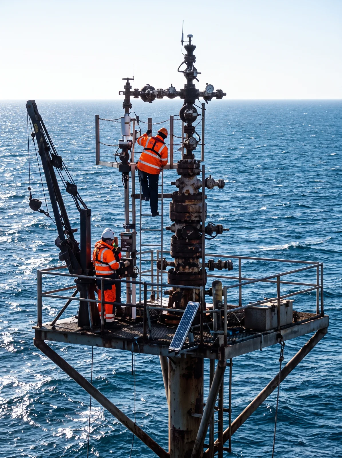 440 gas-field monitors on solar power