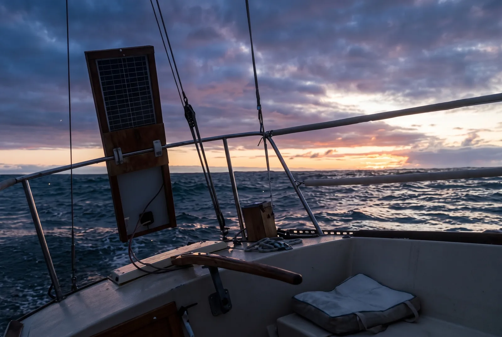 20 days across the Pacific on 42 watts